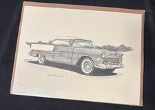 1955 Chevrolet Bel Air Car Illustration Print 86 Print 1955 Chevy  Cool Nice picture