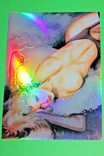 1995 OLIVIA STUDIES IN SENSUALITY Parallel Holochrome Refractor INSERT Card #70 picture
