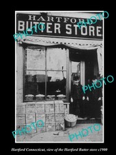 Hartford Connecticut The Hartford Butter Store 1900 Old Large Historic Photo picture