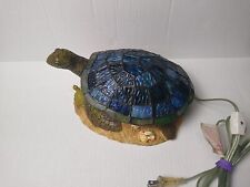 Turtle Lamp Stain Glass Style Plastic. picture