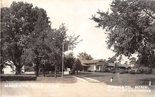 C82/ Mankato Minnesota Mn Real Photo RPPC Postcard c40s Golf Club Building picture