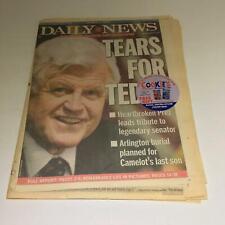 NY Daily News: August 2 2009 Tears For Ted  picture