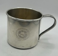 Vintage USS Whale SSN 638 Submarine Silver Cup Oneida Community Songs of Autumn picture