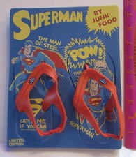 DC COMICS Superman child's sandals Flip Flops original packaging unused rare picture