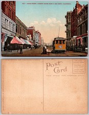 Fifth Street Looking North San Diego California Postcard picture