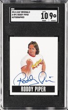2014 LEAF ORIGINALS AUTOS #A-RP1 RODDY PIPER SGC 9 picture