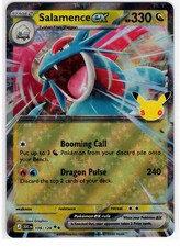 Salamence EX 109/128 MEG 30th Celebration Pokemon TCG NM EN picture
