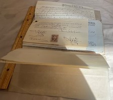 1860s Philadelphia PA  Civil War Era legal judgements w Revenue Stamps picture
