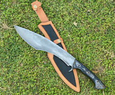 Custom Handmade HIGH CARBON STEEL Hunting KNIFE Machete KNIFE Bowie KUKRI knife picture