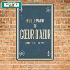 Paris Street Name Metal Sign Avenue des Champs Elysees Wall Decor picture