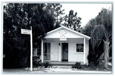 c1940's US Post Office Christmas Florida FL RPPC Photo Unposted Vintage Postcard picture