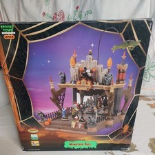 Lemax Spooky Town MONSTERS BALL Animated Halloween Dancing Vampire Mummy - Works picture