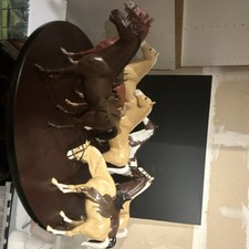Vintage 1960’s Marx Toys Johnny West Western Cowboy horses lot READ DESCRIPTION picture