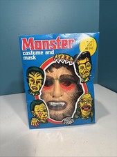 Vintage 1977 Ben Cooper “BIGFOOT” Costume Mask w/ Box Krofft Complete picture