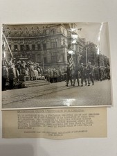 Luxembourg Liberation 1945 Press Photo Grand Duchess Charlotte Prince Jean WWII picture
