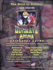 ULTIMATE ANIME 2002 COMIC IMAGES PROMO PROMOTIONAL SALE SELL SHEET MC picture