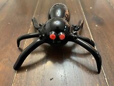 5.5” Premium Glass Pipe Bowl Art Black Spider picture