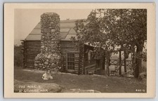 The Rosalie at Steerage Rock Dog Collie Brimfield MA RPPC Real Photo 1920s picture