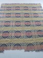 Distressed Antique American AD 1853 OHIO Reversible Jacquard Loomed Coverlet picture