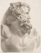Izabel M. Coles Laocoon Head Vintage 1910s Art Photo Reprint Wall Art picture