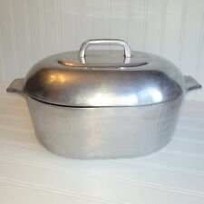Wagner Ware Sidney -0- Magnalite 8 QT Roaster Oval Aluminum with Lid GUC picture