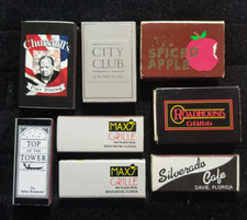 Vintage Matchbooks Advertising Ephemera South Florida Set of 8 picture