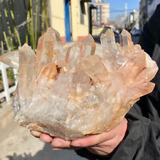 5.4LB Natural white Crystal Himalayan quartz cluster /mineralsls Specimen picture