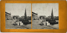 S.I.P, Stereo, Algiers, Fishermen's Port and Admiralty Vintage Stereo Card,  picture