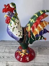 Poultry In Motion Egg Nog Rooster ￼RARE CONDITION Christmas Santa Collection picture