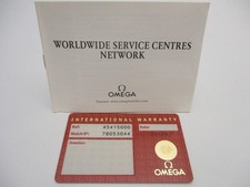 Omega De Ville Chronograph Date Watch ref 4541.50.00 Warrante Card +Service Book picture