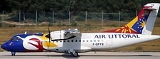 ATR-42 Air Littoral ATR42 Airplane Wood Model  picture