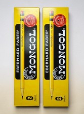 Mongol No. 2 Pencils Eberhard Faber Yellow Pencil Lot 24 2 Boxes New Philippines picture