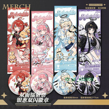 2Pcs Arknights Pajamas Series Lemuen Executor Virtuosa Chibi Laser Ticket Badge picture