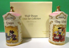 LENOX Disney SPICE JARS - MINNIE Mouse Ginger - PINOCCHIO BAY LEAF -  NEW in BOX picture