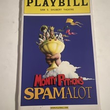 MONTY PYTHON SPAMALOT  PLAYBILL 2008 BROADWAY SAM S SHUBERT  THEATRE picture