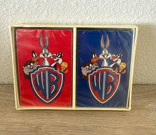 Vintage 1993 Warner Bros Looney Tunes Playing Cards 2 Deck Set Sealed NOS picture