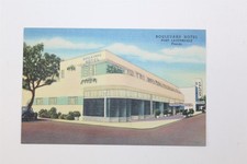  Satin Paper Postcard Boulevard Hotel Fort Lauderdale, FL Vintage Collectible picture