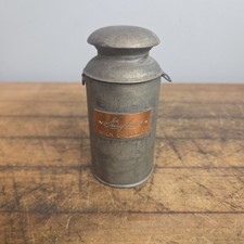 Antique Huyler's Milk Chocolate Candy Tin Container In the shape of a Milk Can picture