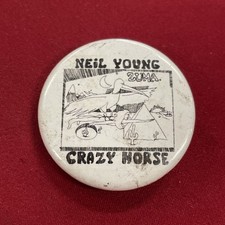 Vintage Neil Young & Crazy Horse's 1975 Zuma Pinback Button  picture