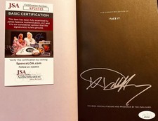 Debbie Harry autographed Face It hardcover first signed edition book JSA Blondie picture
