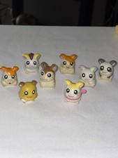 Vintage Hamtaro Hamster 6 Pencil Toppers & 2 Epoch Figures picture