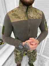 Tactical men's fleece khaki army fleece jacket inserts raincoat with cartoons fl picture