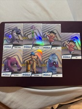 2025-2026 Topps Chrome Disney Monsters Inc Lot of 7 Refractor Cards picture
