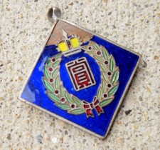 vintage CHINESE JAPANESE KOREAN ENAMEL CHARM not sure what for picture