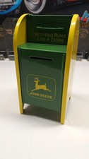 1998 JOHN DEERE Limited Edition Coin BANK Diecast Metal Mailbox Gearbox  picture