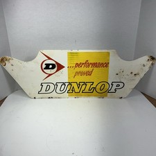 Vintage Dunlop Metal sign Rust Performance Proved picture