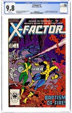 X-Factor 1D CGC 9.8 1986 4698835017 1st app. X-Factor picture