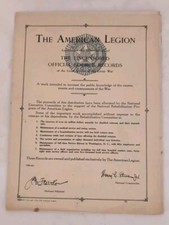 1930 AMERICAN LEGION 