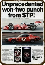 1973 RICHARD PETTY Nascar Daytona 500 STP Vin-Look DECORATIVE REPLICA METAL SIGN picture