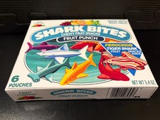 Shark Bites fruit snacks - Empty custom design display box picture